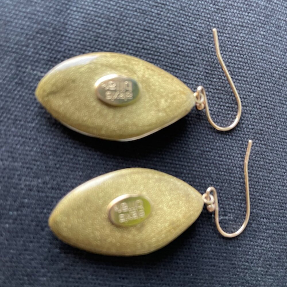 Alexis Bittar | Dust Long Leaf Statement Earrings (Warm Brown) - Picture 5 of 7